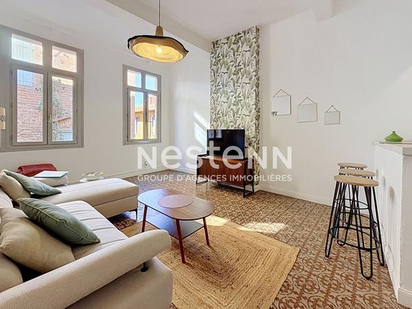 Appartement cosy meublé 2 pièces 47m2 à louer au coeur de Perpignan