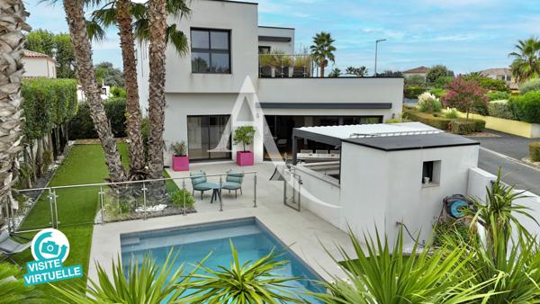 LATTES - VILLA CONTEMPORAINE - 2016 - 175 m² - 5 CHAMBRES - PISCINE TRADITIONNELLE - GARAGE - LOCAL À VÉLOS