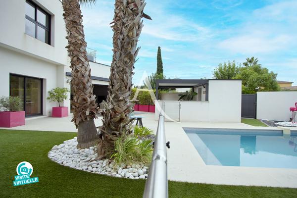 LATTES - VILLA CONTEMPORAINE - 2016 - 175 m² - 5 CHAMBRES - PISCINE TRADITIONNELLE - GARAGE - LOCAL À VÉLOS