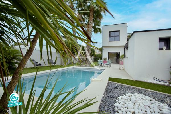 LATTES - VILLA CONTEMPORAINE - 2016 - 175 m² - 5 CHAMBRES - PISCINE TRADITIONNELLE - GARAGE - LOCAL À VÉLOS