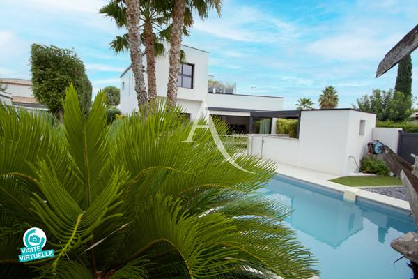 LATTES - VILLA CONTEMPORAINE - 2016 - 175 m² - 5 CHAMBRES - PISCINE TRADITIONNELLE - GARAGE - LOCAL À VÉLOS