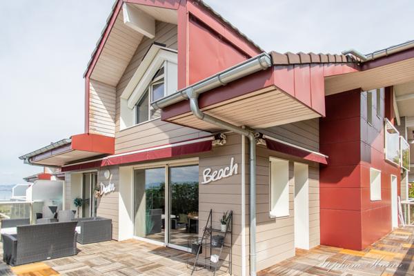 Evian les Bains appartement T4 duplex 134m² meublé terrasse vue lac