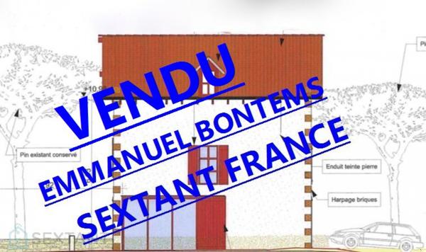 Terrain pour Maison de 110m2 avec PC purgé au calme à 50m du marché de la Baule.