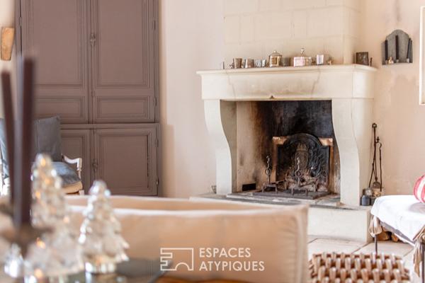 Maison aux airs de vacances aux portes d’Angers.