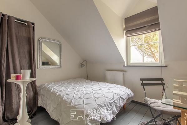 Maison aux airs de vacances aux portes d’Angers.