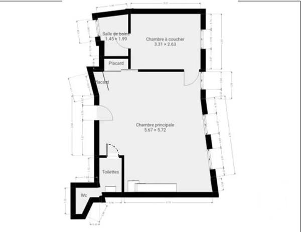Appartement F2 à vendre  2 pièces - 38,35 m 2   PANTIN  - 93