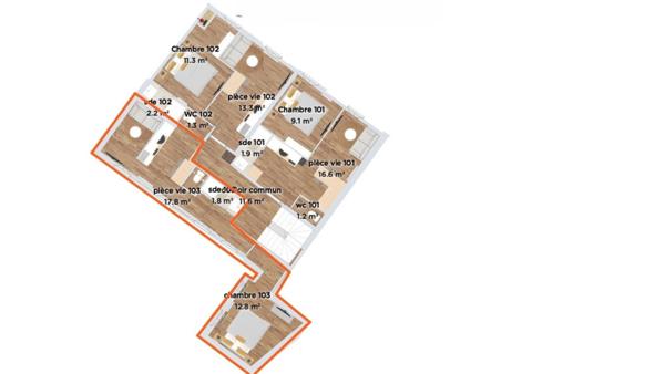 Studio, cœur de ville, meublé, investissement