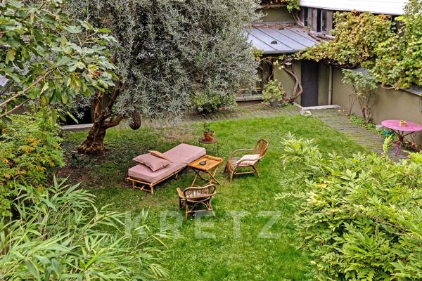 Maison comme à la campagne à Paris - jardin 170m2 - DPE D
