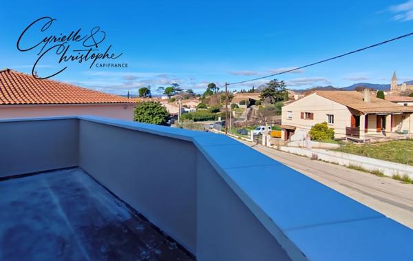 Dpt Hérault (34), à louer à SAINT-ANDRE DE SANGONIS, appartement T3 65m² avec deux terrasses et stationnement