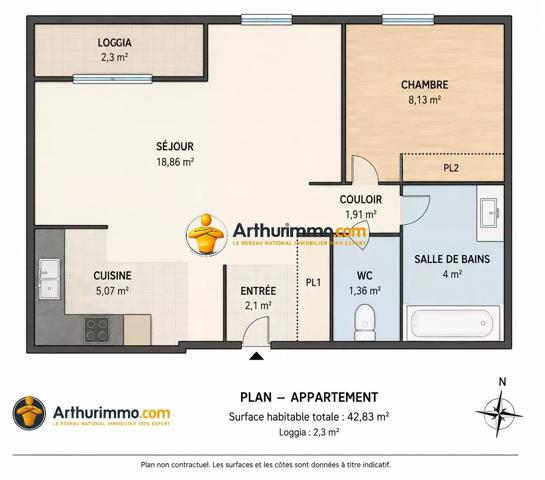 Vente                                                      Appartement
                        
                     2 pièces                      42 m2                     à Coulommiers