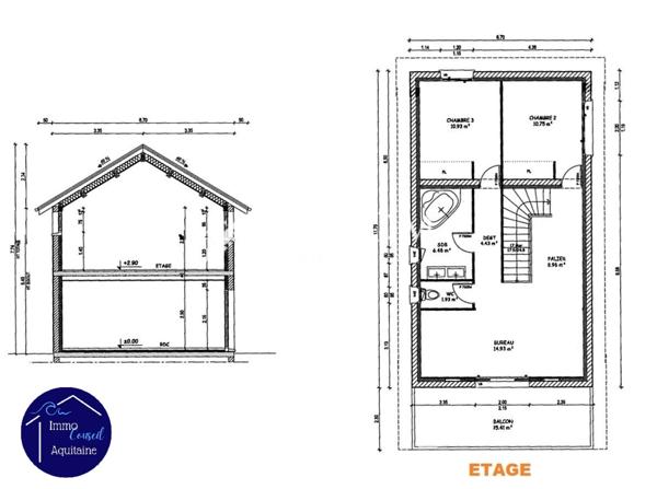 Villa 6 pièce(s) 3 chambre(s) 176 m²