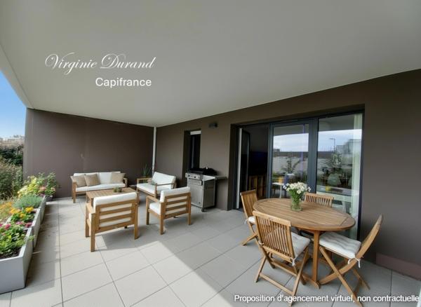 Appartement T3 récent avec grande terrasse couverte et jardinet – Bayonne (64)