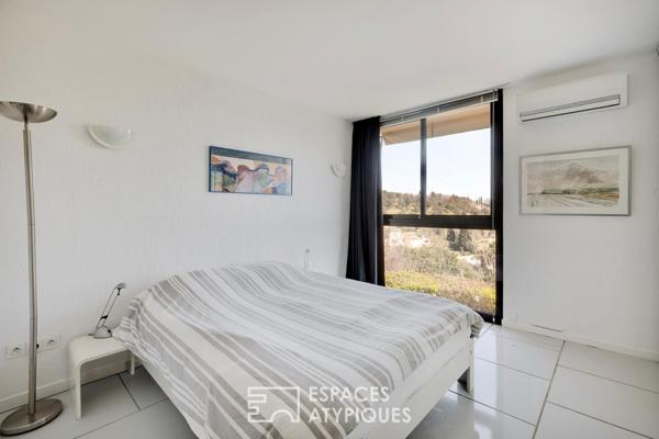 Villa d’architecte avec vue mer