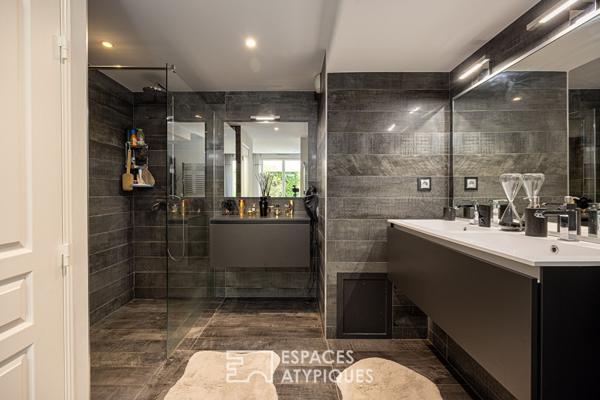 Rez-de-jardin dans une résidence cossue et prisée avec tennis et piscine