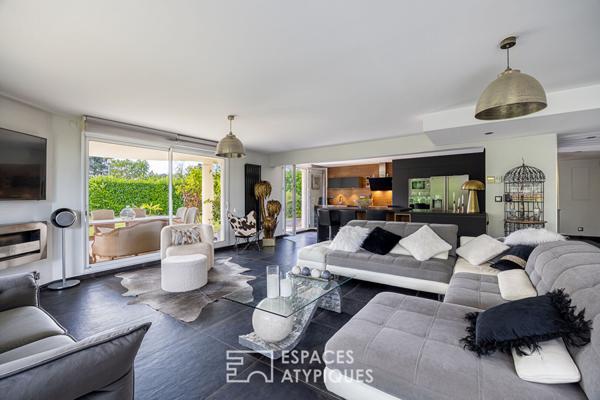 Rez-de-jardin dans une résidence cossue et prisée avec tennis et piscine