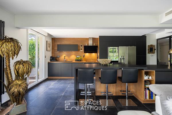 Rez-de-jardin dans une résidence cossue et prisée avec tennis et piscine