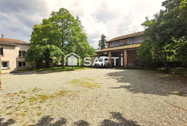 Corps de ferme sur terrain de plus de 3500m²