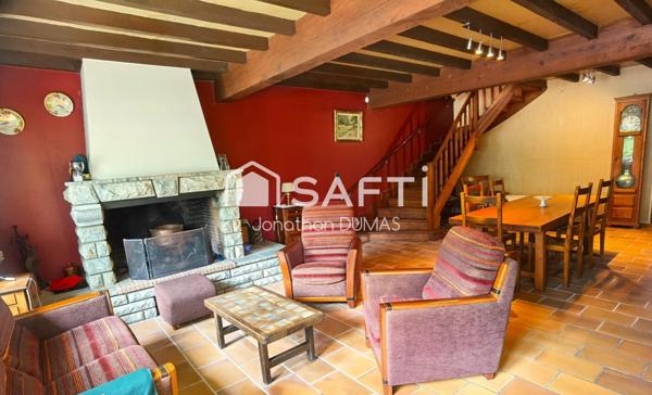 Corps de ferme sur terrain de plus de 3500m²