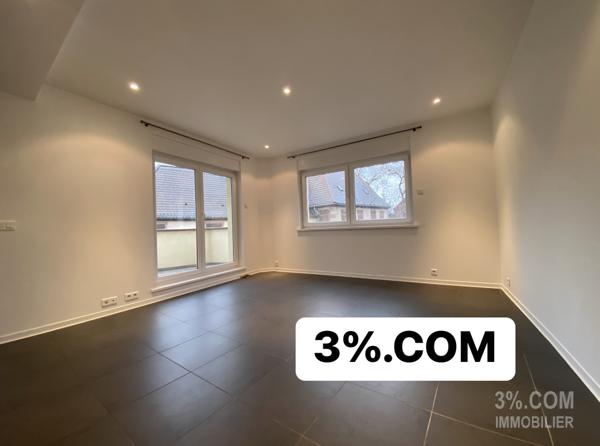 3%.COM Très beau F2 avec 2 balcons  Hochfelden (67270)
