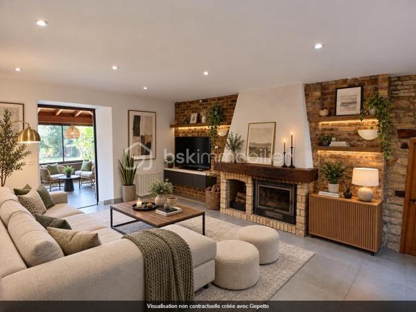 Une réelle qualité de vie, pour cette maison de village, nichée dans un cadre de vie au calme et verdoyant, édifiée sur une parcelle de 29 ares, à 10 minutes de Rioz et 20 d'école- valentin.
Imaginez vous....dans cette maison qui vous propose: une entrée, un belle cuisine spacieuse intégrée avec ilot central, un espace véranda très lumineux de 32m2 de 2007 avec plusieurs accès sur terrasse et jardin faisant office de coin repas et possible salon ou bureau éventuel à votre convenance, une salle d'eau équipée moderne de 2019 ( grande douche ) + buanderie+ wc, un salon avec un insert bois.
A l'étage, vous trouvez deux ou trois chambres avec le charme de l'ancien et ses poutres apparentes, un espace pouvant etre aménagé en  salle d'eau pour l'étage ou cabinet de toilette.
Votre maison est alimentée par  un chauffage central au bois + insert,  une piscine de 2010, et  la maison possède une ancienne écurie, et un autre batiment, pour habitation , le tout pour une surface d'environ 360m2, ou pour stockage, etc...., les honoraires sont à la charge du vendeur.
Pour information, les photos intérieur de la véranda, salon, chambres et terrasse jardin sont des exemples d'aménagement virtuel, pour avoir des idées de décoration.
Renseignements et rendez vous du lundi au samedi de 8h à 20 h