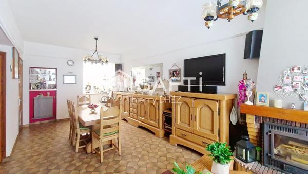 Maison spacieuse de 105m², rénovée, avec véranda, jardin et garage, au cœur d’un secteur calme et très recherché.