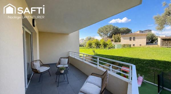 AJACCIO Rocade - T3 récent avec terrasse et parking