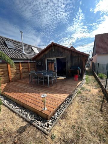 Maison rénovée avec jardin et terrasse – Huttenheim