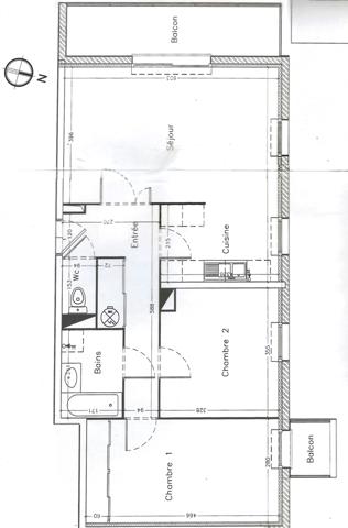 Bel appartement T3 avec balcon Roncq