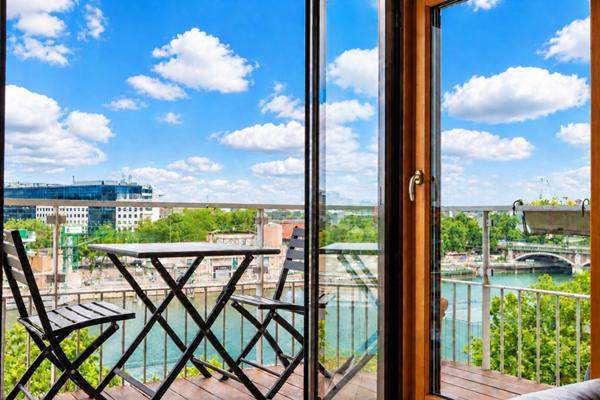 4 pièces face à la Seine