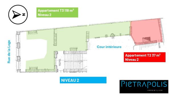 VIEUX LYON - Ensemble de 2 appartements DUPLEX d'environ 156 m² - NOMBREUSES POSSIBILITES