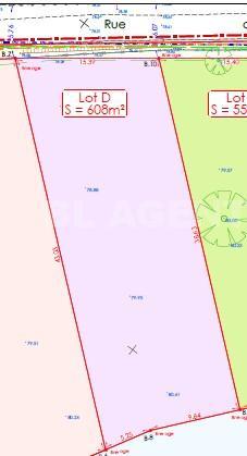 Nouveau, à 5min de Magny, beau terrain à bâtir de 608m² avec projet accordé d'une maison de 191m²
