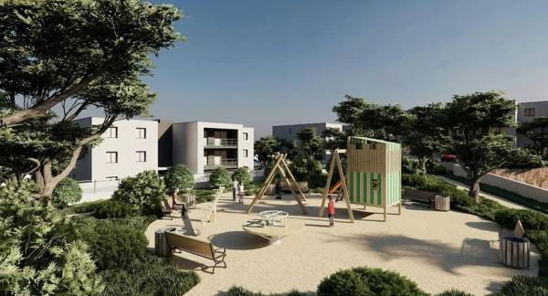 Appartement neuf de 70m2 en rdc avec jardin de 210m2 et garage en option