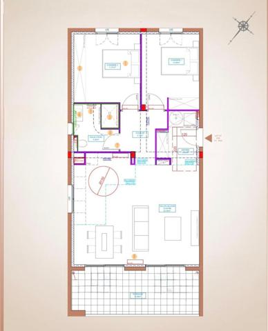 Appartement neuf de 70m2 en rdc avec jardin de 210m2 et garage en option