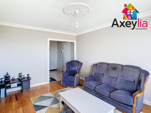 Roanne (42300) A VENDRE - 1 MIN DE ROANNE - APPARTEMENT T3 AVEC GARAGE ET 2 BALCONS