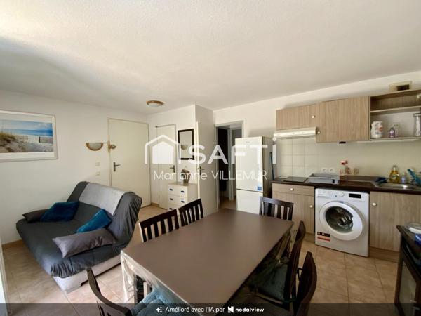 À Barbaste, appartement T3  avec terrasse et jardin, dans résidence avec piscine