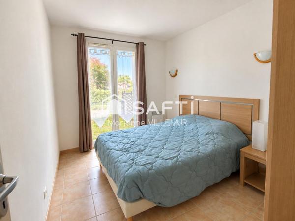 À Barbaste, appartement T3  avec terrasse et jardin, dans résidence avec piscine