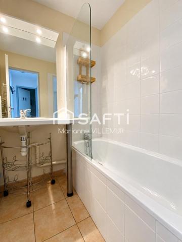 À Barbaste, appartement T3  avec terrasse et jardin, dans résidence avec piscine