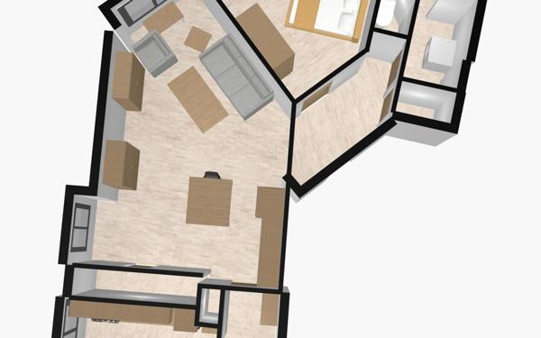 Appartement à vendre    2 pièces • 58,94 m2 Paris 18