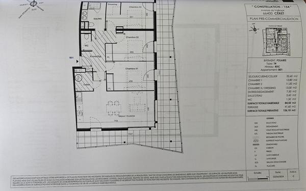 Appartement CERET 4 pièces de 90 m2 avec terrasse et garage double