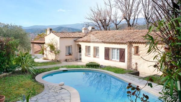 Villa La Roquette Sur Siagne/ Cannes La Bocca -  4 pièce(s) 115 m² - piscine -  1100m² de terrain