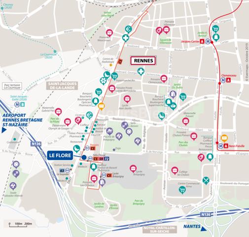 Appartement 2 chambres avec parking et balcon