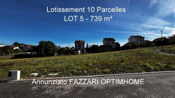 Stenay 55700 terrain à bâtir viabilisé 615 m² Lot n° 9   |   Lotissement Les Vergers   |   31 675 € honoraires inclus