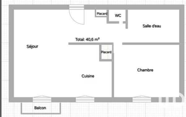 Appartement à vendre 2 pièces 41 m² Livry-Gargan