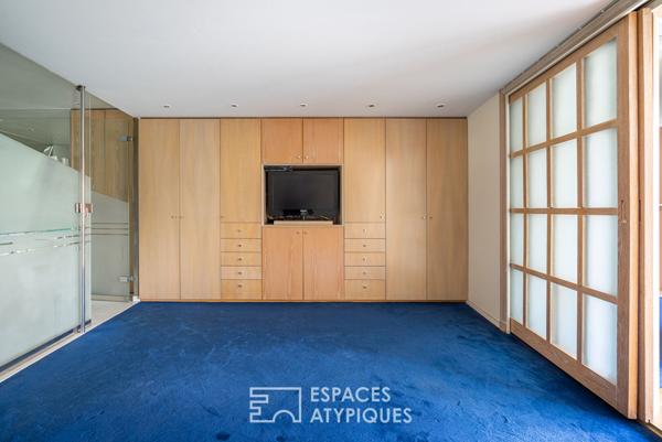 Duplex aux volumes exceptionnels près du parc des Buttes-Chaumont