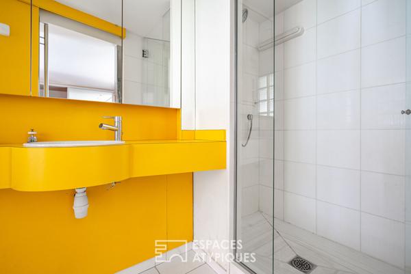 Duplex aux volumes exceptionnels près du parc des Buttes-Chaumont