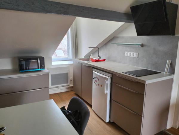 studio meublé 16,50 m²