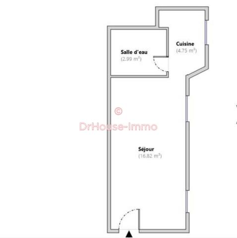 Appartement à vendre 1 pièce de 25 m²