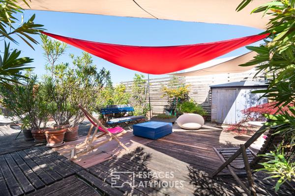 Loft bohème en duplex avec terrasse
