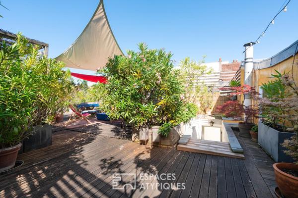 Loft bohème en duplex avec terrasse