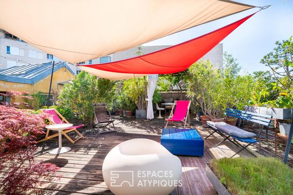 Loft bohème en duplex avec terrasse